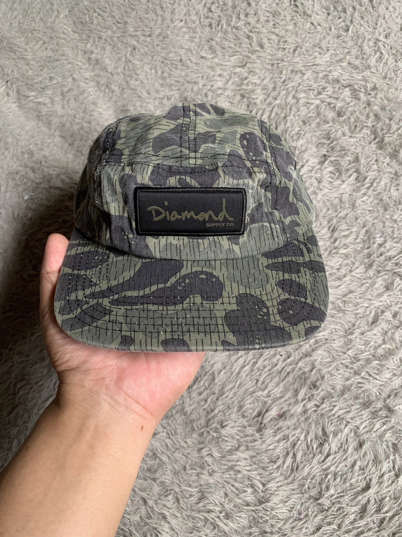 Nfl Caps Ropes Topi Diamond Supply Co. Rainforg Camo 5 Panel Cap snapback rope hat ...
