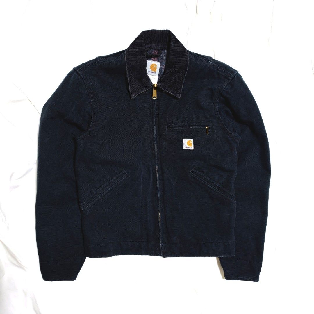 Vintage Carhartt Detroit Jacket J01 (Category: Coats, Jackets and Outerwear) located in Davao. Submitted by tryn4get (Listing ID 1421677451, Image 1). Description: Vintage Carhartt J01 BLK Jacket Size 36 XS/SMALL (RARE Mint Condition) HARD TO FIND BANGER PIECE Measurements: 20" pit-to-pit 25" length 23.5" sleeves ❗Please check the item before you make your purchase ❗No returns/exchanges.