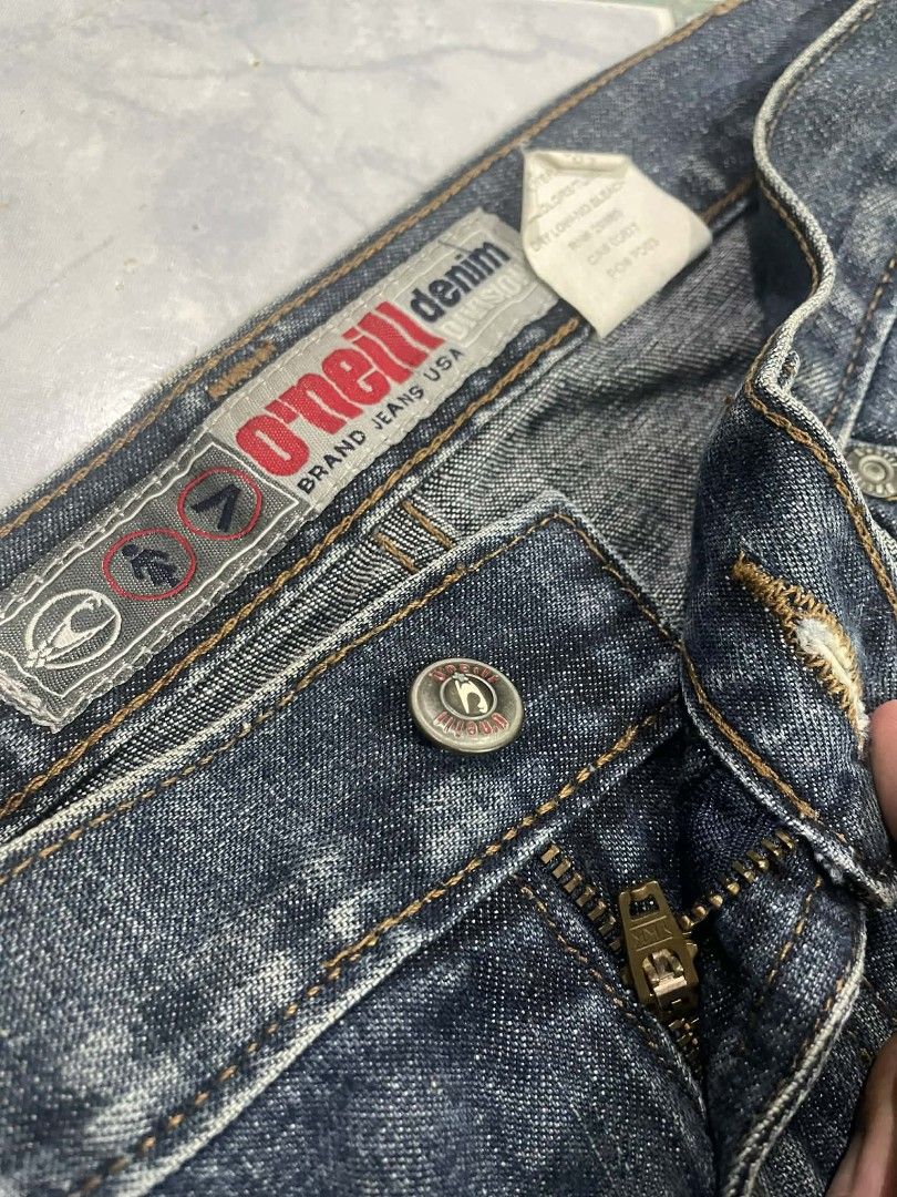 Vintage O'Neill Denim bootcut Jeans (Category: Jeans) located in Surigao. Submitted by thriftianly (Listing ID 1421701988, Image 3). Description: W: 30 L: 39 L.O: 10 Claim for 300+sf fixed -Color may vary due to lighting -No Refund Policy 💸Gcash 📦J&T PM FOR MORE DETAILS.