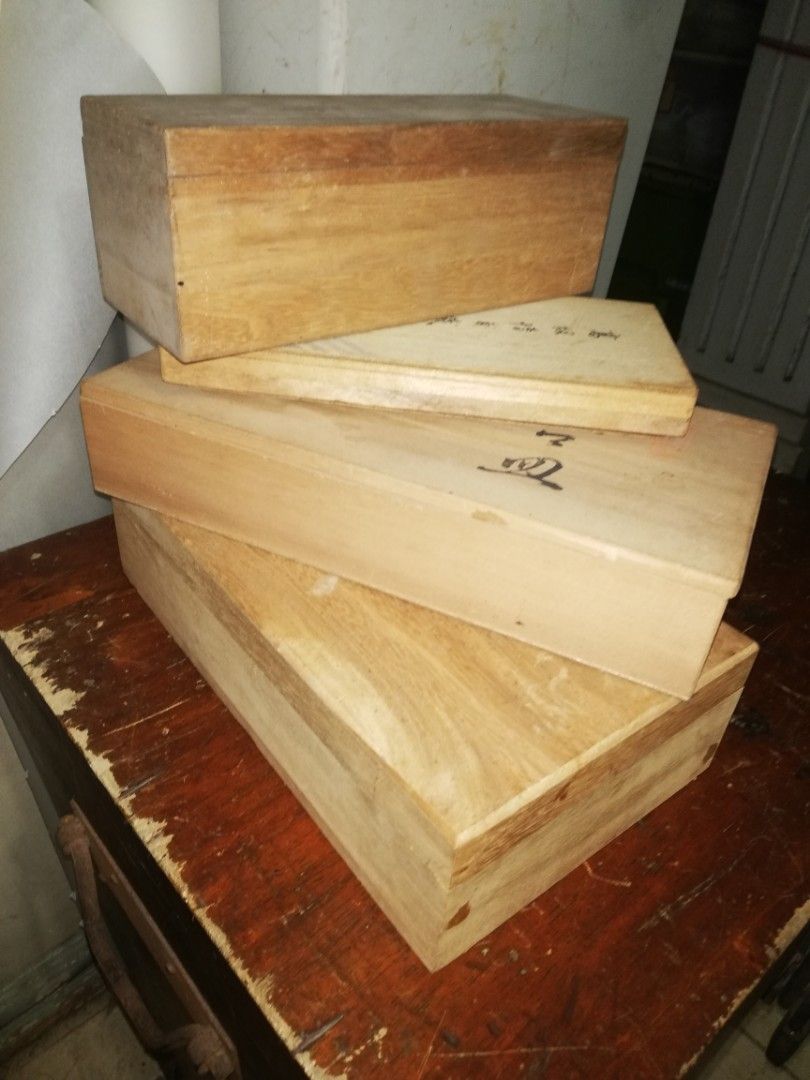 Wooden boxes (Category: Storage Boxes & Baskets) located in Paranaque City. Submitted by 4thestate.surplusan (Listing ID 1421743275, Image 1). Description: Take all, boxes for 350.