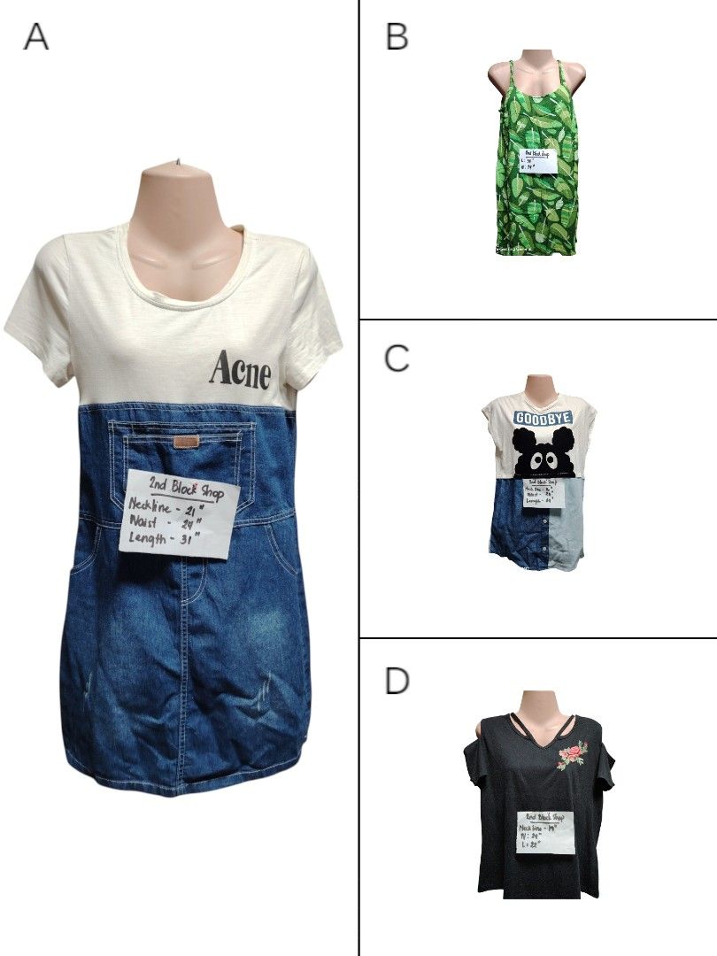 Acne Denim Dress (Category: Dresses) located in Quezon City. Submitted by uk_quality_finds (Listing ID 1421795877, Image 1). Description: Bundle Package Acne dress with a unique white top and denim bottom design. - Features a stylish pocket detail. - Measurements: - Bust: 40" - Waist: 36" - Length: 31" - Ideal for casual everyday wear..