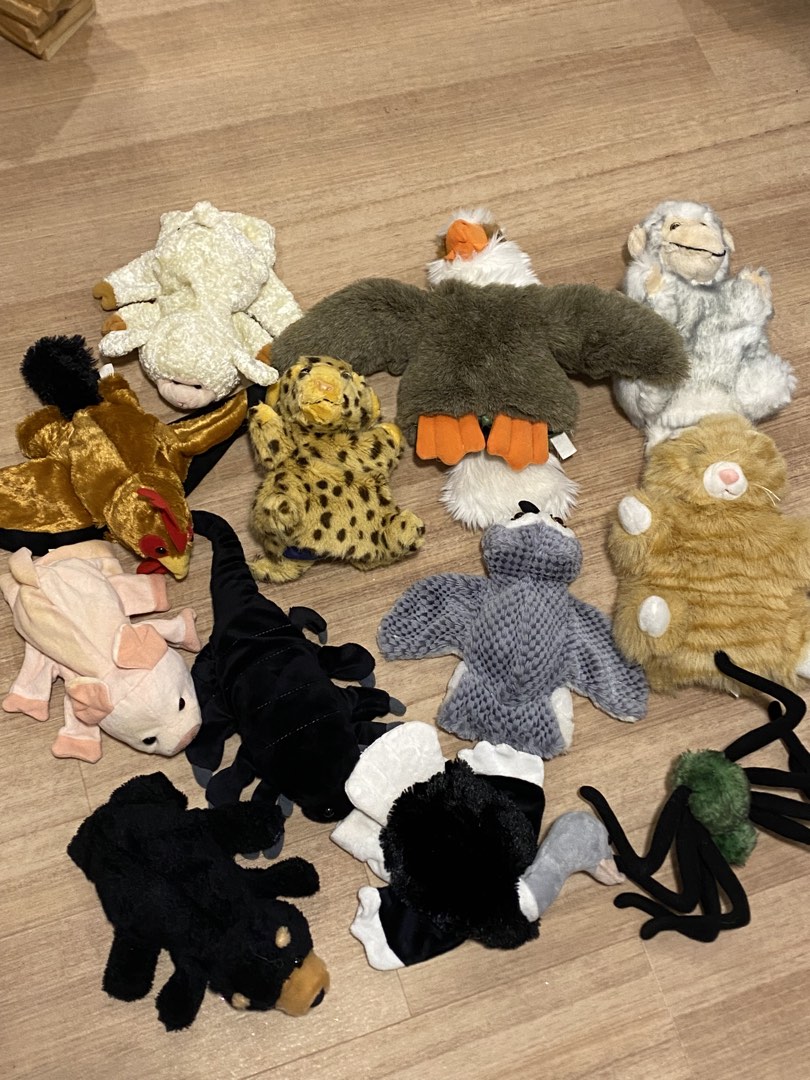 Animal and People Finger Puppets Set, Hobbies & Toys, Toys & Games on ...