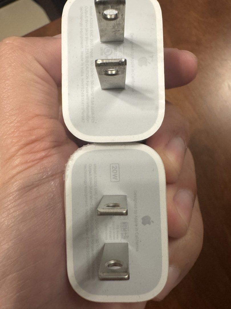 APPLE 20w POWER ADAPTER & TYPE C TO TYPE C CORD (Category: Chargers & Cables) located in Paranaque City. Submitted by axisjustin50191 (Listing ID 1421934713, Image 3). Description: FOR SALE BRANDNEW APPLE 20W POWER ADAPTER TYPE C TO TYPE C CORD FOR 15-16-17 SERIES BRANDNEW LEGIT AUTHENTIC 1,700 FOR PAIR ALSO SELLING USED ADAPTER 650 EACH.