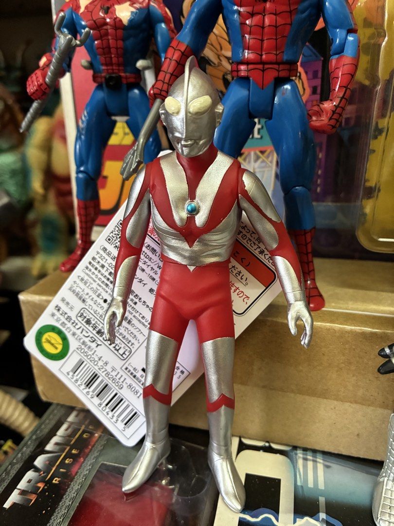 Bandai UltraHero series #111 - Ultraman A type (Category: Toy Figures) located in Singapore. Submitted by walk_in_the_park (Listing ID 1421859878, Image 3). Description: Bandai 2025 Ultra Hero Series - Ultraman Type A Soft vinyl figure to commemorate 60th anniversary of the “Ultraman” Brand new with tag and original baggie Free tracked postage in Sg.