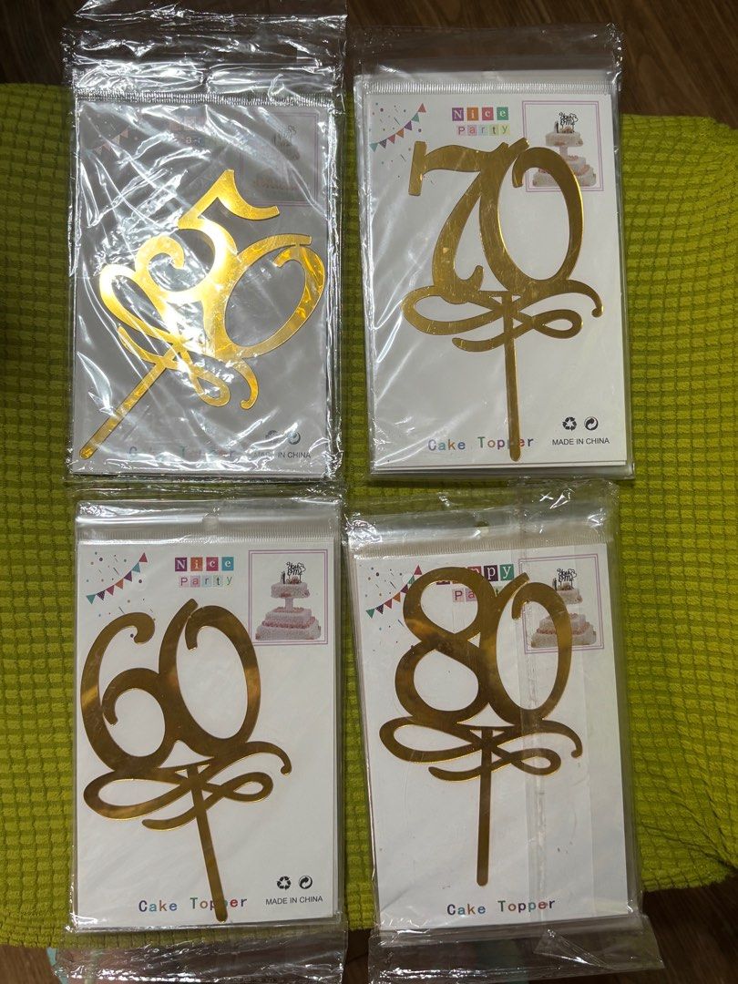 Birthday Cake toppers (Category: Dinnerware & Cutlery) located in Las Pinas. Submitted by declutter0808 (Listing ID 1421858455, Image 2). Description: .