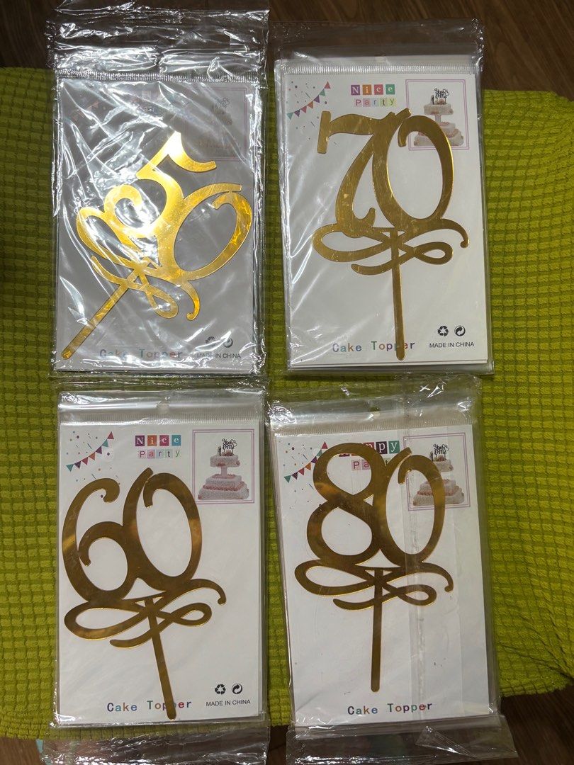 Birthday Cake toppers (Category: Dinnerware & Cutlery) located in Las Pinas. Submitted by declutter0808 (Listing ID 1421858455, Image 3). Description: .