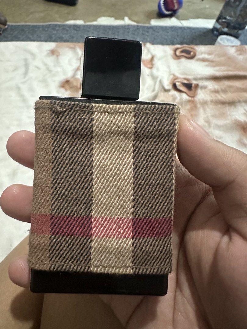 Burberry for Men Eau de Toilette 50ml (Category: Fragrance & Deodorants) located in Cordon. Submitted by subz.skies (Listing ID 1421814221, Image 1). Description: - Burberry for Men Eau de Toilette - 50ml bottle - Distinctive plaid design - Made in Germany - Dark bottle with black cap -No Box 1,300 +SF MOP: Maribank/GoTyme Meet Up: anywhere near Cordon Isabela/Night Market Santiago City RFS: Decluttering.