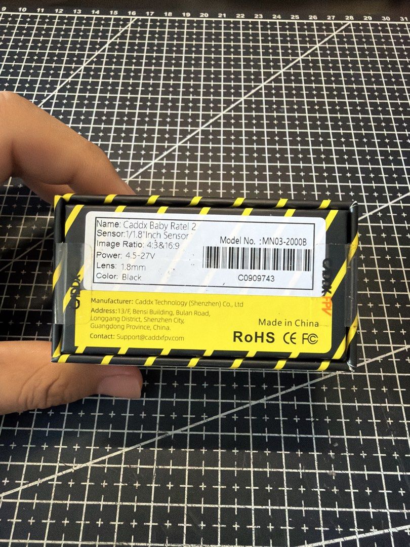 Caddx Baby Ratel 2 FPV Micro Camera - Black, Hobbies & Toys, Toys ...