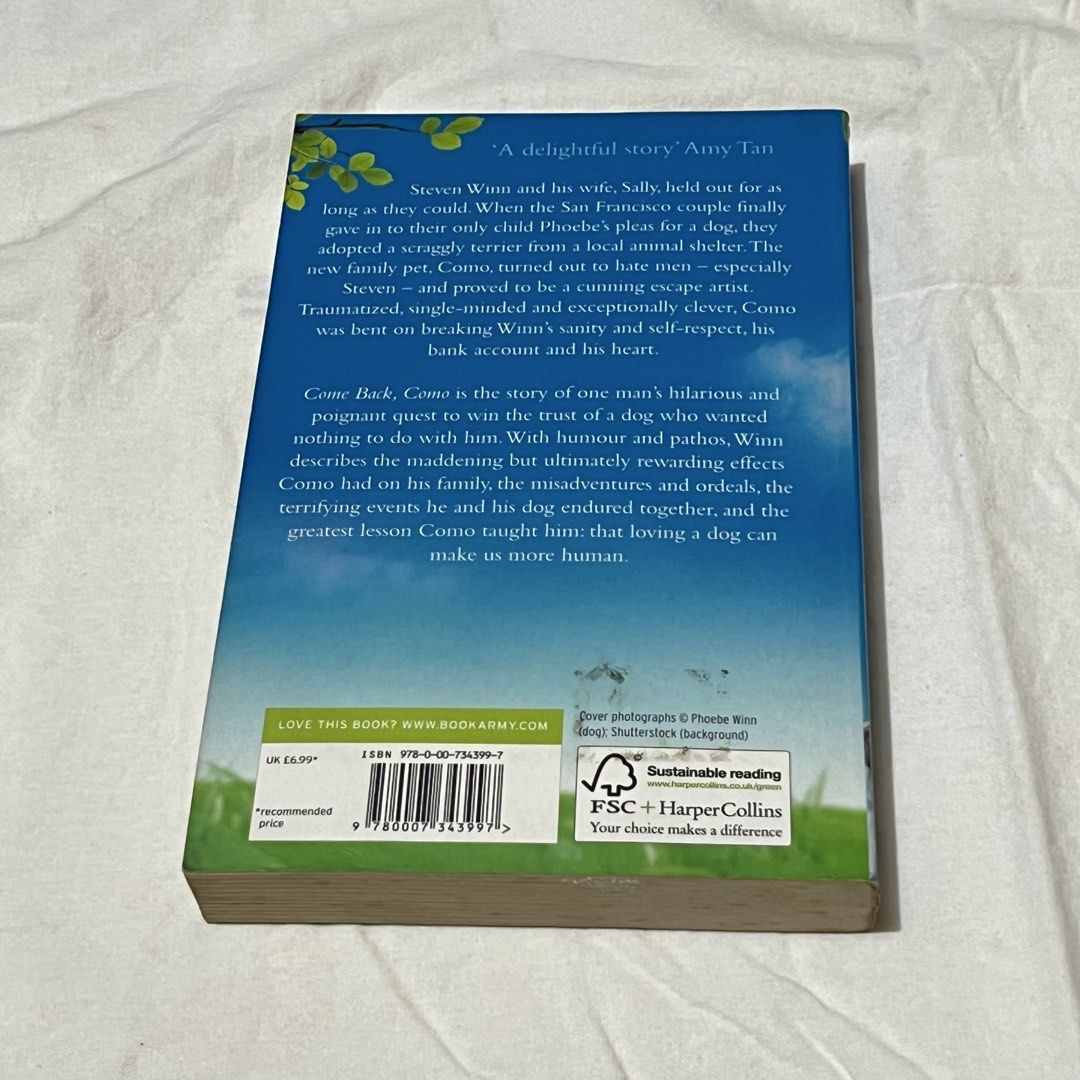Come Back, Como by Steven Winn (paperback) (Category: Storybooks) located in Pantabangan. Submitted by ninizz (Listing ID 1421894176, Image 2). Description: .