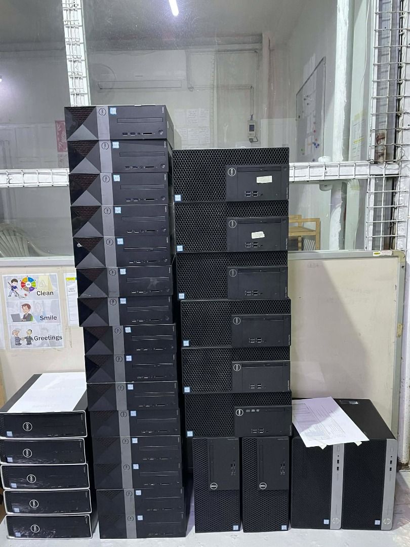 DELL SLIGHTLY USED DESKTOP I5 6TH GEN-8TH GEN (Category: Desktops) located in Quezon City. Submitted by trishaacos82993 (Listing ID 1421802435, Image 1). Description: START @3,800 - DELL OPTILEX M/F 3050 I5 6TH GEN 8GB DDR4/ 128GB SSD (PROMO) - DELL VOSTRO SFF3470 I5 8TH GEN 8GBRAM/256GB RAM (PROMO) - DELL D13S SFF 3470 I5 8TH GEN 8GBRAM/256GB RAM (PROMO) - HP M/T 600G3 I5 6TH GEN 8GB RAM/128GB SSD (PROMO) 3MONTHS WARRANTY & 7 DAYS REPLACEMENT.