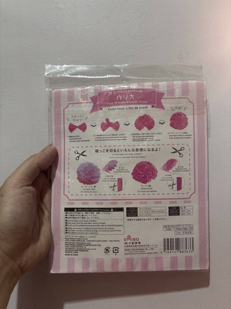Flower Paper - Pastel Colors (Category: Craft Supplies & Tools) located in Calamba. Submitted by cur8d (Listing ID 1421828154, Image 2). Description: .