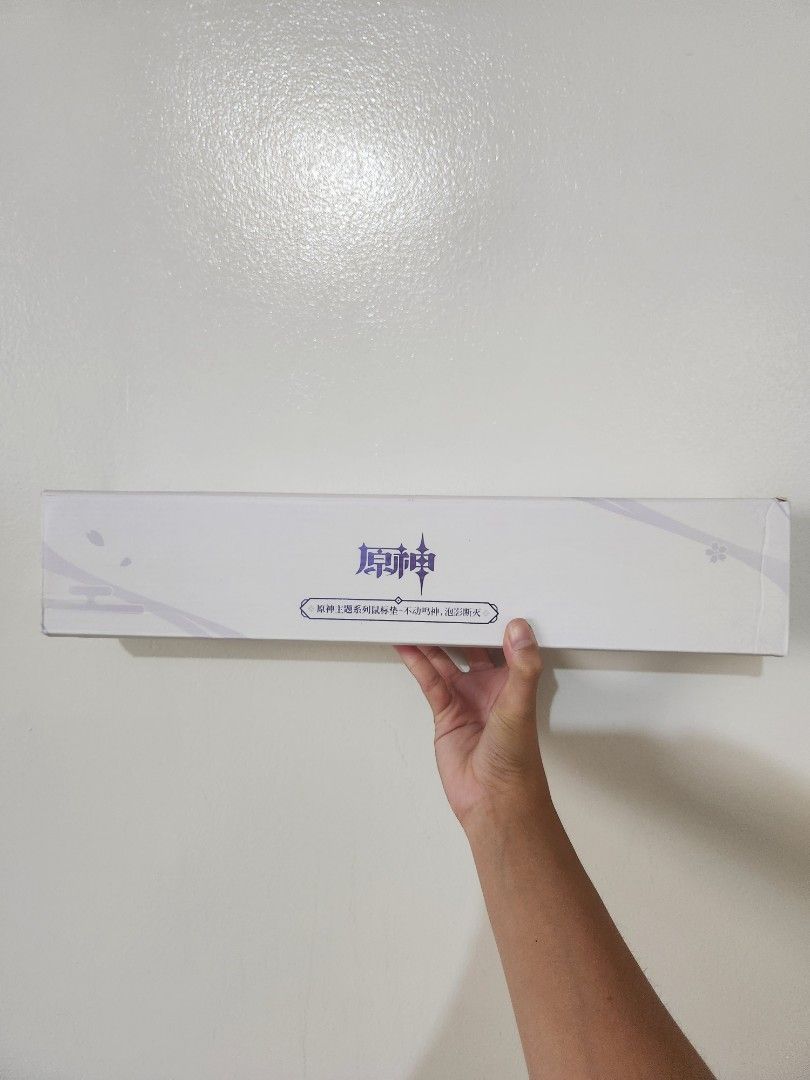 Genshin Impact Yoimiya Ayaka Mousepad (Category: Mouse & Mousepads) located in Las Pinas. Submitted by alecsadanielle (Listing ID 1421876924, Image 2). Description: - Genshin Impact mousepad featuring Yoimiya and Ayaka. - Comes in its original box. Official Merch - Dimensions: Approximately 70cm x 40cm. - RFS: decluttering.