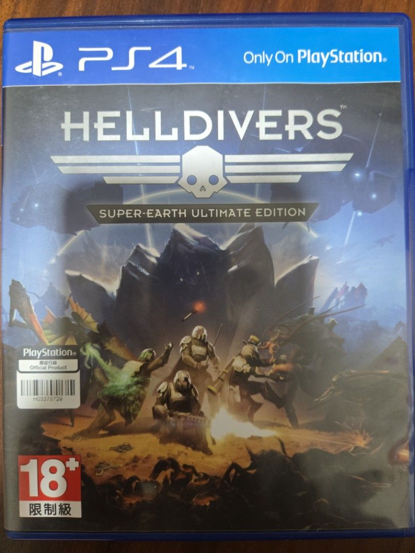 Helldivers PS4 （分類：PlayStation）位於 Hong Kong。 由 chasc 提交（商品編號 1421919105，圖片 1）。簡介： Helldivers 1 新淨好玩 PS4玩無問題，但PS5 試過裝唔到 你係PS4先好買 。