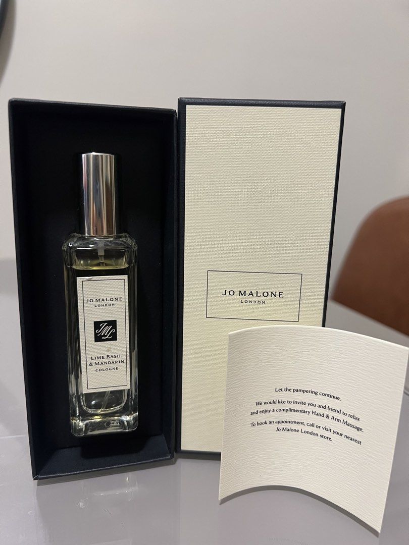 Jo Malone Lime Basil and Mandarin Cologne 30ml (Category: Fragrance & Deodorants) located in Taguig. Submitted by quin21 (Listing ID 1421843261, Image 3). Description: Jo Malone Lime Basil & Mandarin Cologne (Original) Size: 30ml Original Price: ₱4,900 (Rustans) 📍 Mckinley Hill Taguig.