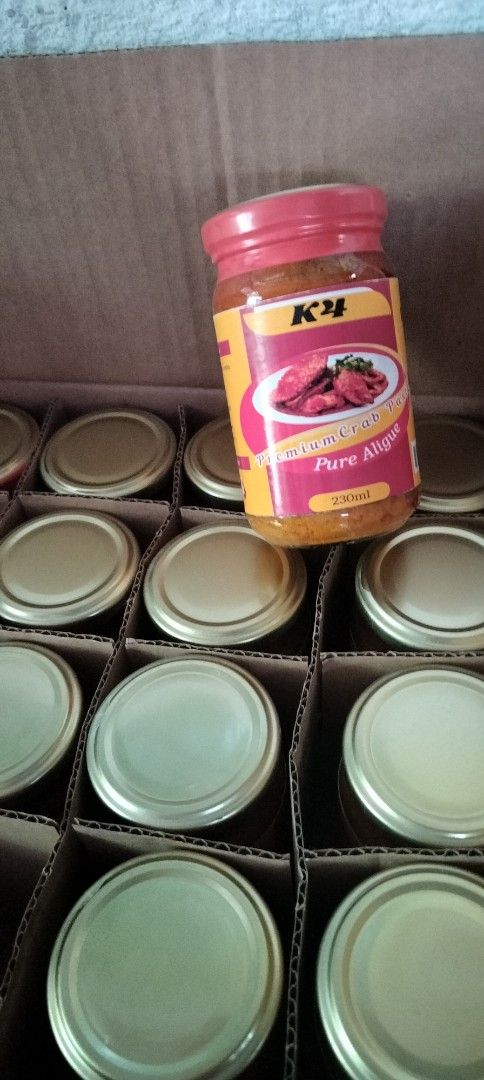 K24 Premium Crab Paste Pure Aligue 230ml (Category: Other Food & Drinks) located in Antipolo. Submitted by blueshopvintage (Listing ID 1421804309, Image 2). Description: 🦀 K4 Premium Crab Paste – Pure Aligue Goodness! 🦀 Available in Regular 🌟 and Chili 🌶️ flavors! Craving that authentic crab aligue taste? Perfect sa kanin, pasta, seafood dishes, bread spreads, at kahit sa fried rice! 🤤 ✨ Why you’ll love it: ✔️ Made from fresh crabs ✔️ Rich, 