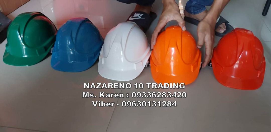Kids Hard hat Safety Helmet (Category: Looking For) located in Bacoor. Submitted by kajezame.2021 (Listing ID 1421809704, Image 1). Description: Kids Hard hat Safety Helmet Also available: • Traffic cone • Parking Block stopper • Hooded trash bin • Road Plastic Barrier • Spill boom • Fishing buoy • Spill Kit • Stanchion Post • Rain Coat • Solar Arrow Board For More Details and Discount Contact Ms. Karen NAZARENO 10 TRADING 0963 0131 284 0933 6283
