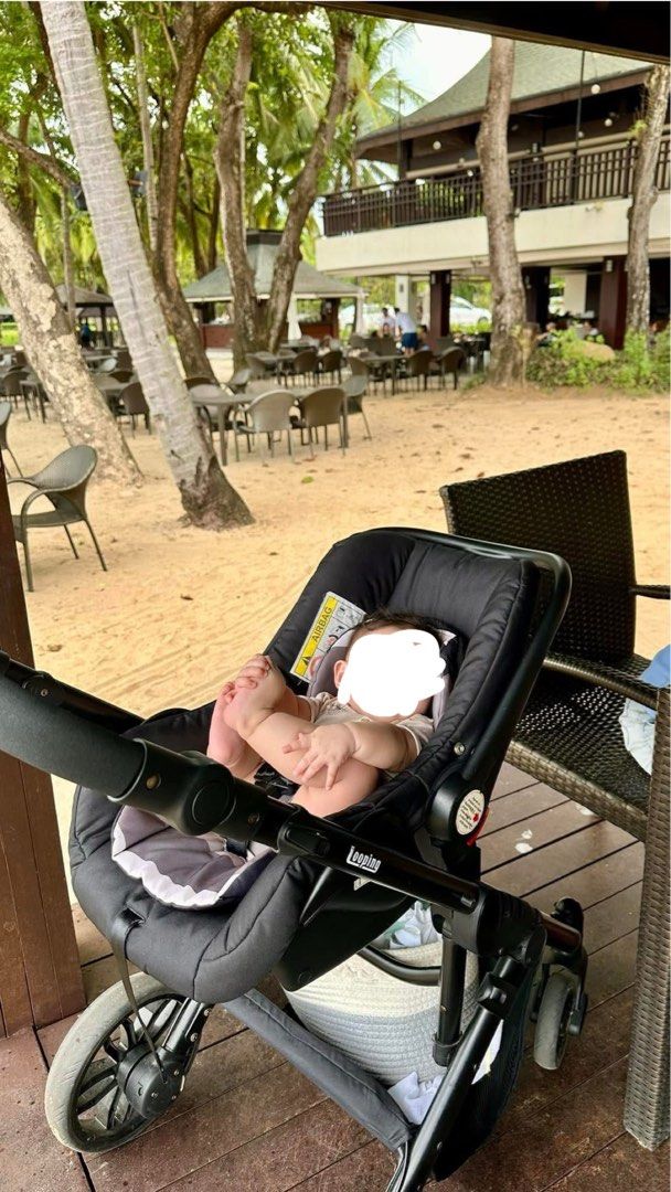 Looping Sydney stroller with car seat (Category: Strollers) located in Mandaluyong City. Submitted by mj102405 (Listing ID 1421826251, Image 3). Description: STROLLER WITH CAR SEAT Used for 3 months only Comes with car seat that can be place and used as stroller For new born till 8 years old No Flaws Negotiable for sure buyers ♥️.