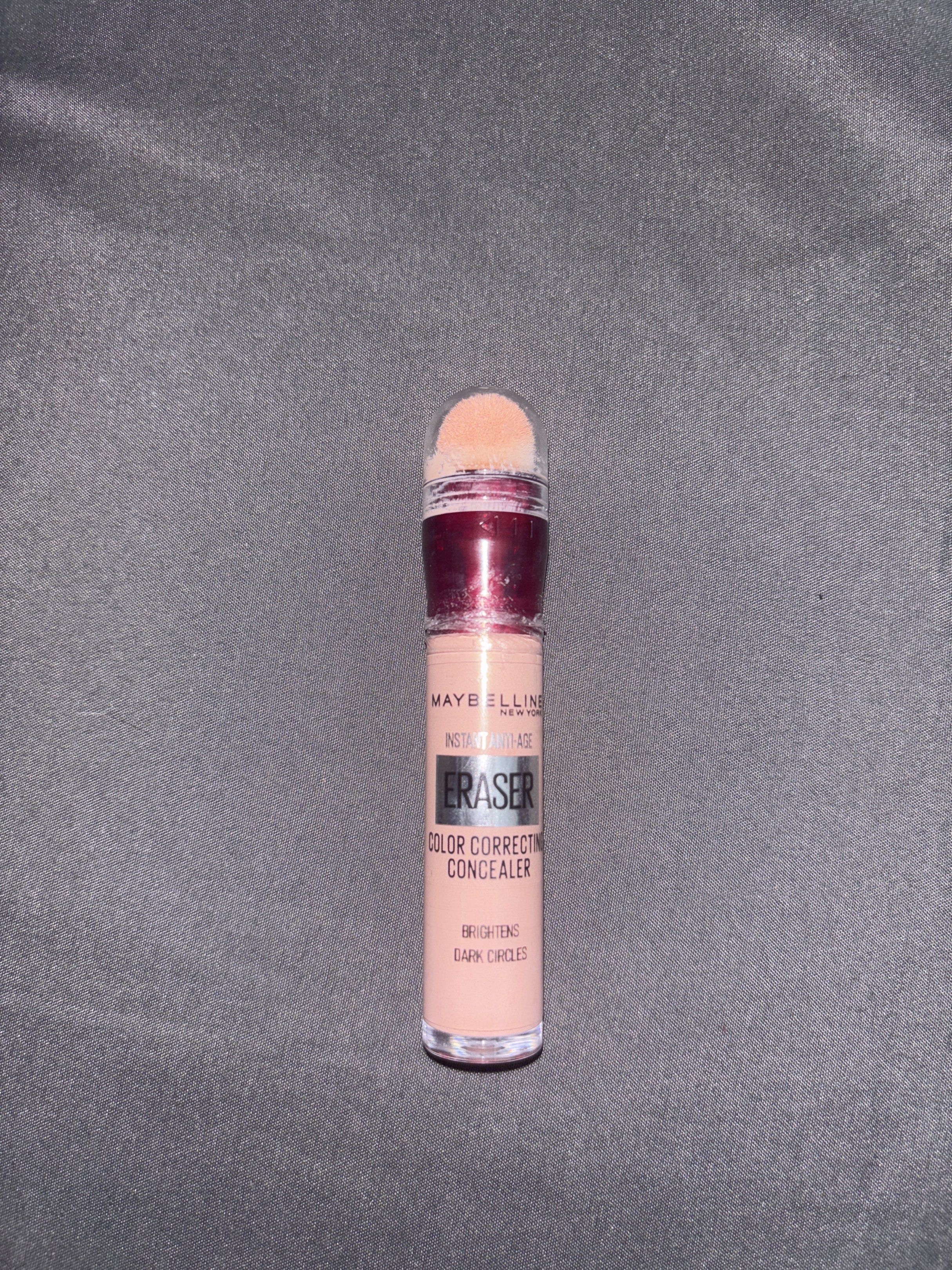 Maybelline Instant Age Rewind Eraser Peach Corrector (Category: Makeup) located in San Juan City. Submitted by declutters.mnl (Listing ID 1421932034, Image 1). Description: - Maybelline Instant Age Rewind Eraser Color Correcting Concealer Orig price: 399php Condition: 10/10 just bought this week; only used once RFS: wrong shade for my dark circles.