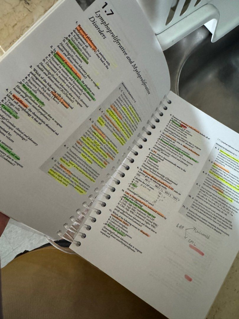 Medical Laboratory Science Review (Category: Textbooks) located in Manila. Submitted by andreamatawaran (Listing ID 1421848151, Image 2). Description: MTLE Reviewer Has highlights in some pages as seen in the pictures Payment first basis.