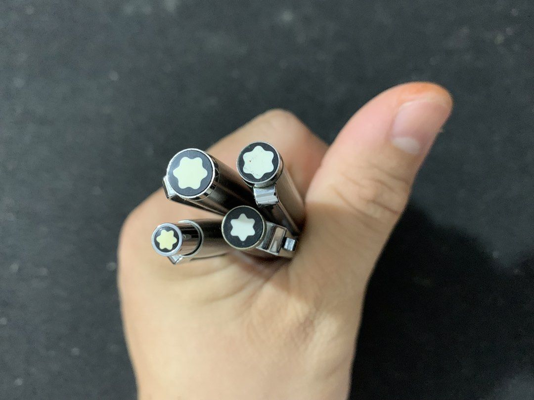 Montblanc Pens Set (Category: Stationery & School Supplies) located in Manila. Submitted by miah_collectiblesurplus (Listing ID 1421847200, Image 3). Description: 10,990 pesos Location: Valenzuela 4pcs montblanc From Japan item as is For take all price.