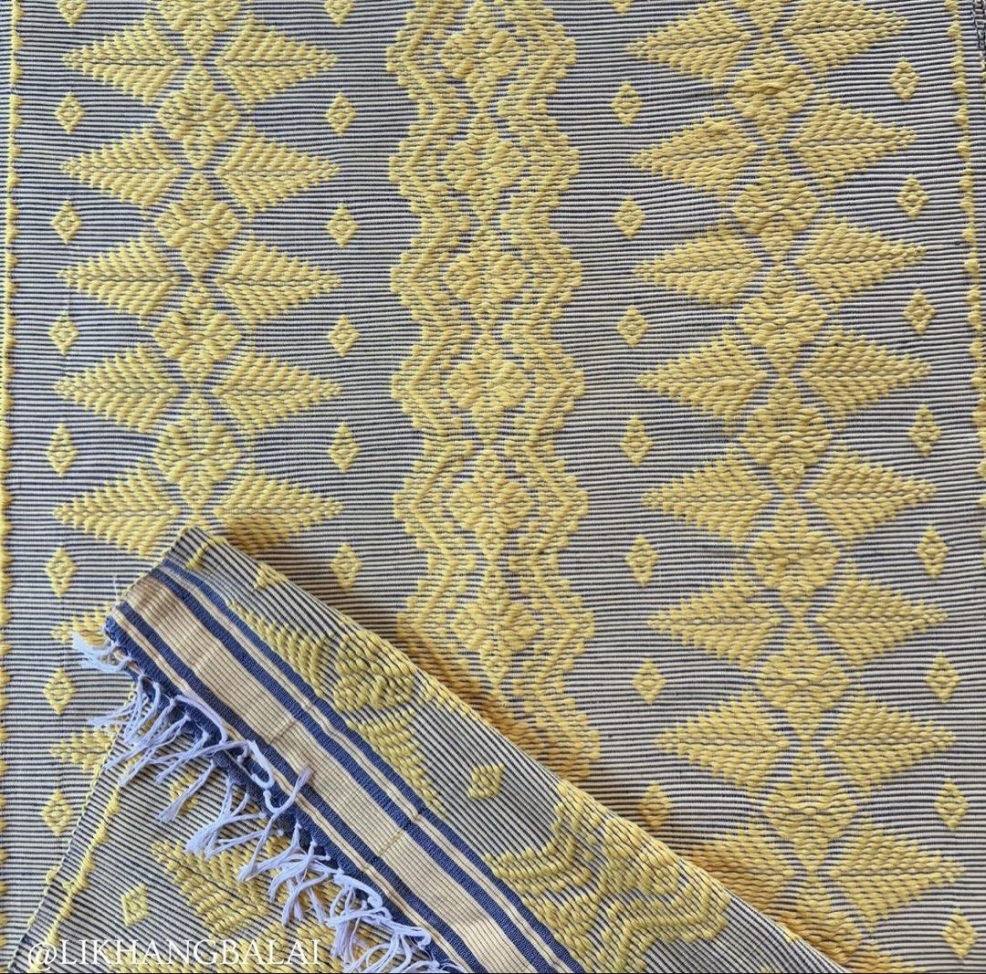 Pinilian Runner from Likhang Balai (Category: Carpets, Mats & Flooring) located in Makati City. Submitted by hikat01 (Listing ID 1421880022, Image 1). Description: Brand new, just stored 24 inches by 9 feet Cornflower blue x canary yellow x light matte gold x white.