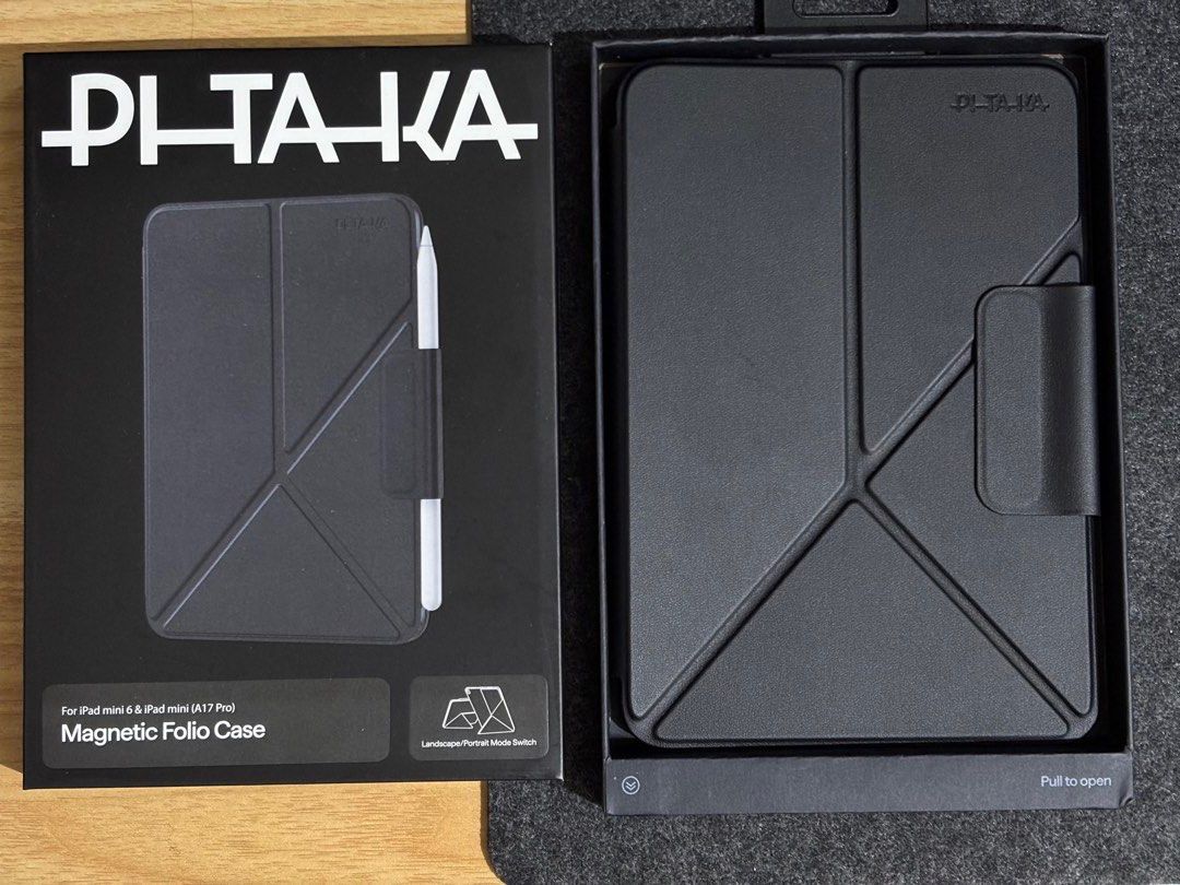 PITAKA MagEZ Folio 2 for iPad mini (A17 Pro/7th/6th Gen) (Category: Cases & Sleeves) located in San Pedro. Submitted by mon.gamboa (Listing ID 1421668016, Image 1). Description: PITAKA MagEZ Folio 2 Case is compatible with Apple iPad Mini 6th/7th Gen(A17Pro) models only With box Color: black 3weeks used only Mint condition, can pass as like new Price is firm ‼️ Shipping care of buyer .