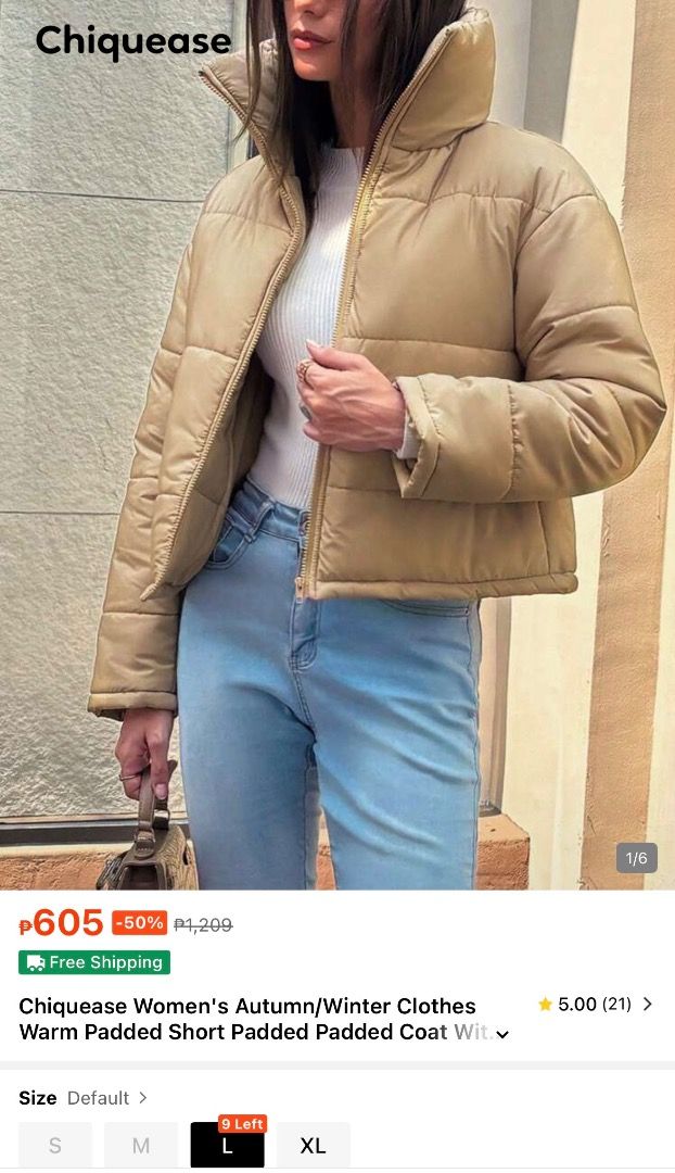 PUFFER JACKET FOR SALE (Category: Coats, Jackets and Outerwear) located in Mandaluyong City. Submitted by mindfully_decluttering (Listing ID 1421822483, Image 2). Description: ✅ LAST PRICE ONLY ✅ fits M-XL ✅ used once only kaya wala na kong pic.