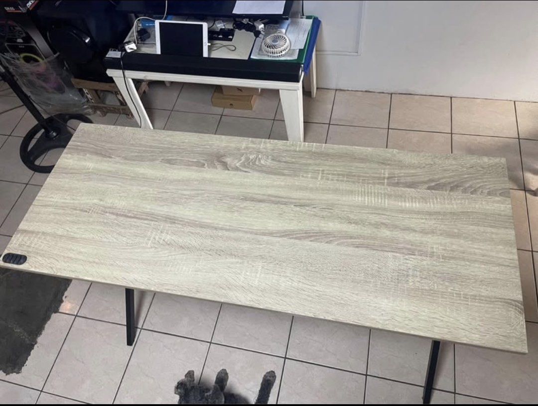 San-Yang Office and Study Table (Wooden Desk) (Category: Tables & Sets) located in Manila. Submitted by j2dam07 (Listing ID 1421827147, Image 1). Description: San-Yang Sturdy Office Table (WxHxL) 120cm x 76cm x 48.5cm Perfect for office/WFH table setup 👍🏼 RFS: Nag upgrade na ako ng bigger desk Location: Malabon City PHP 2,000.00 (Negotiable) For pickup only via: Lalamove / Grab Express.