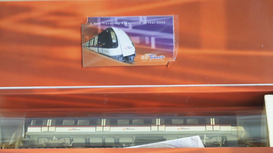 SBS Transit MRT Train NEL Anniversary Limited Edition Model, Hobbies ...