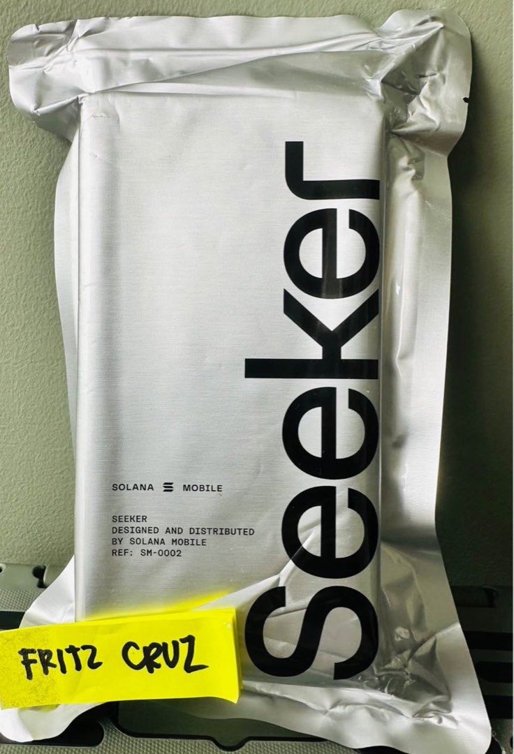 Solana Seeker Phone (Category: Android Others) located in Cavite. Submitted by fz_164 (Listing ID 1421876525, Image 1). Description: Solana Seeker Mobile Phone Price - 23,500 Brand New and Sealed $SKR Season 2 airdrops and other potential lucrative future Airdrops.