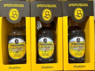 Springbank Local Barley, Bourbon & Sherry Cask whisky bottle
