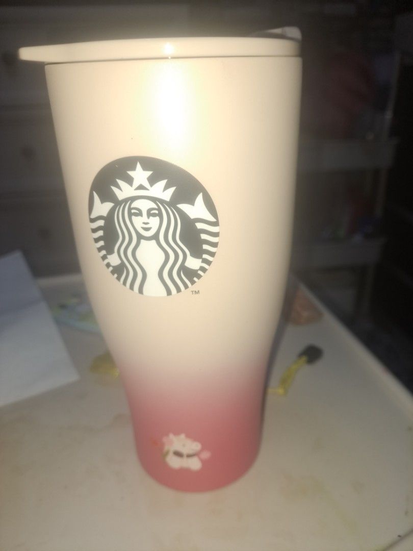 Starbucks Stanley Tumbler (Category: Water Bottles & Tumblers) located in Cavite. Submitted by heartylove33183 (Listing ID 1421834246, Image 3). Description: - Pink ladybug tumbler with straw - Starbucks Stanley gold tumbler - Both tumblers include lids .