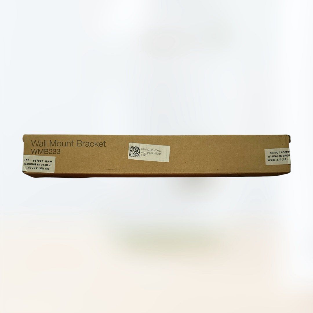 TCL WMB233 Television TV Wall Mount Bracket (Category: TV Parts & Accessories) located in Pasig City. Submitted by funhuntr (Listing ID 1421860916, Image 1). Description: - TCL WMB233 wall mount bracket - Designed for TVs - Black color - Brand new, in original packaging, with sticker from Appliance Store - Provides a sturdy and secure wall mount Technical Specifications • TV Size Compatibility: Designed for screens ranging from 15 inches to 32 in