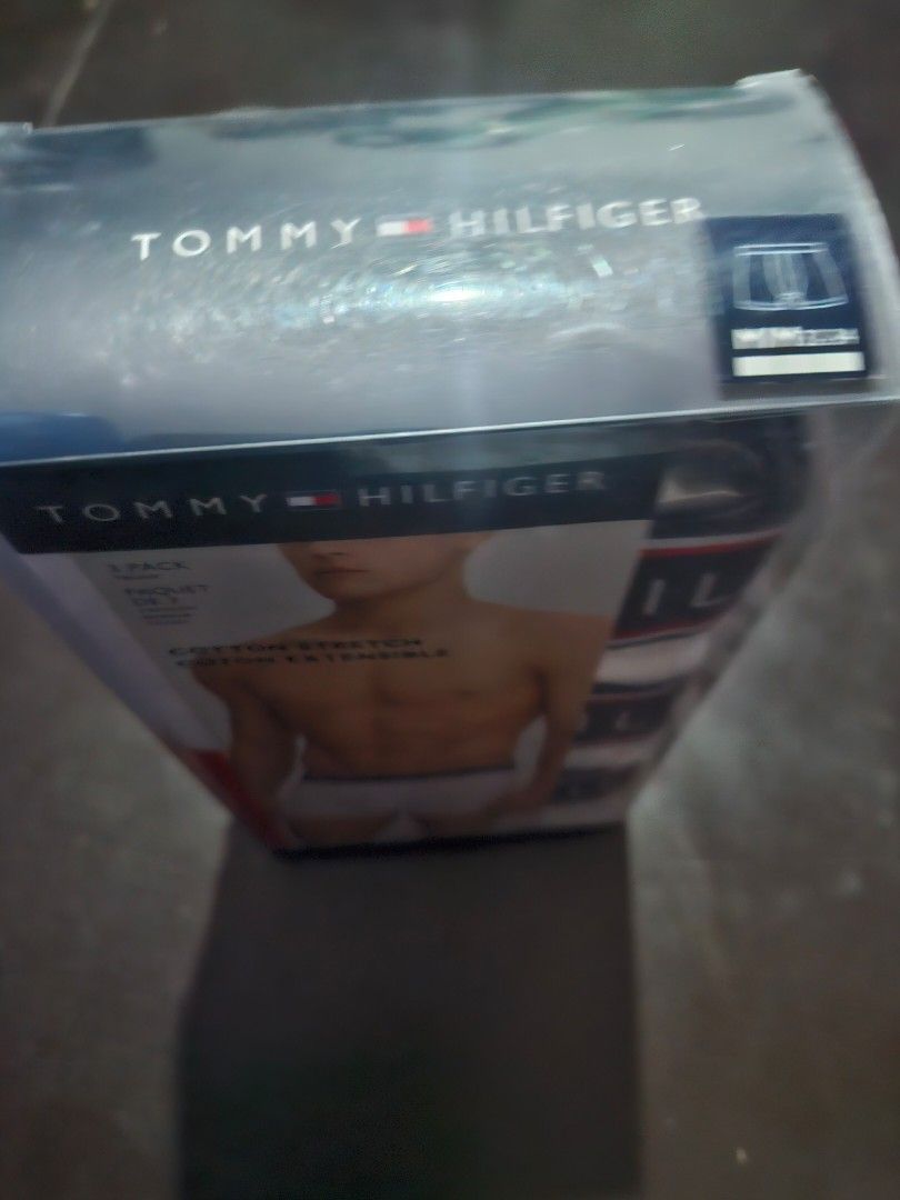 Tommy Hilfiger Cotton Stretch Boxer Briefs (Category: Underwear) located in Quezon City. Submitted by pointyshoesandbags (Listing ID 1421813371, Image 2). Description: - Tommy Hilfiger 3-pack boxer briefs - Color: White with navy and red accents - Features Tommy Hilfiger logo waistband - Material: 95% cotton, 5% elastane.