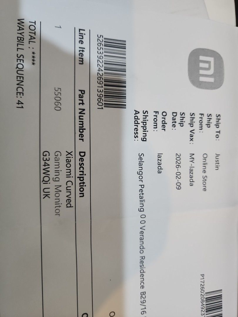 Xiaomi Curved Gaming Monitor G34WQI, Computers & Tech, Parts ...