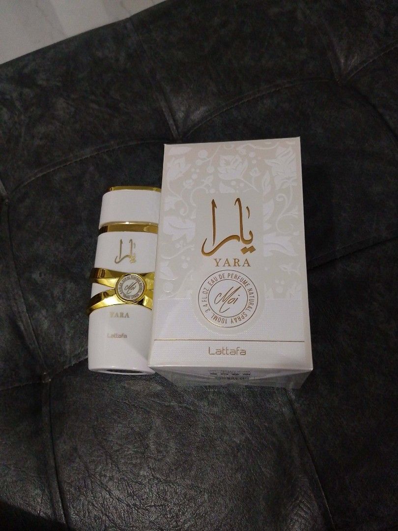 Yara Lattafa Eau De Parfum (Category: Fragrance & Deodorants) located in Cavite. Submitted by heatherblythefinds (Listing ID 1421881986, Image 1). Description: authentic Yara Dubai Perfume ♡ onhand ♡ fresh from Dubai ♡ authentic / original / 100% legit Location: Bacoor Cavite .