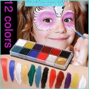 12 Colors Face & Body Paint Kit (Category: Art & Prints) located in Manila. Submitted by nazmanaziz79 (Listing ID 1421946747, Image 1). Description: - 12 vibrant face and body paint colors - Includes brushes for easy application - Great for parties, Halloween, and events - Fun for kids and adults.
