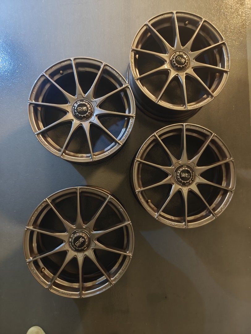 18 inch OZ rims (formula HLT) ET45 5x108 Aion, jaecoo, omoda, zeekr ...