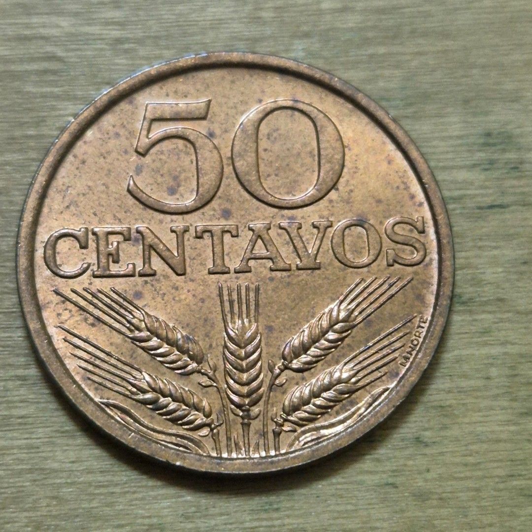1978 Portugal 50 Centavos Coin, Hobbies & Toys, Memorabilia ...