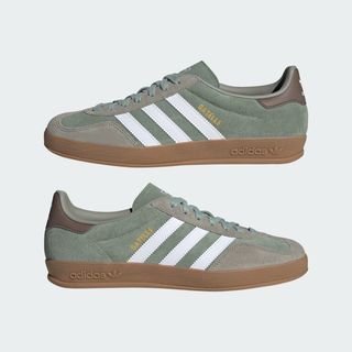 adidas gazelle silver green womens Adidas Gazelle Indoor Brown IH9680 – Sneaker Junkies main image 0