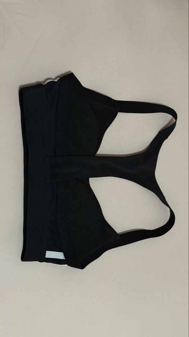 Adidas Sports Bra (Category: Activewear) located in Pasig City. Submitted by mphg37 (Listing ID 1422046683, Image 2). Description: - Adidas sports bra - White stripes - Racerback design - Adidas logo on front - Medium support - Comfortable, stretchy material - Ideal for running, yoga, and gym.