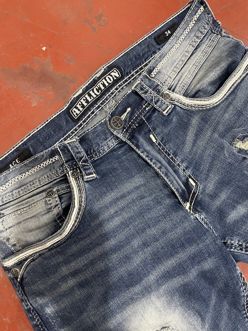 Affliction Ace Jeans - Size 34 (Category: Jeans) located in Baguio. Submitted by greylootthrifts (Listing ID 1422072529, Image 2). Description: .