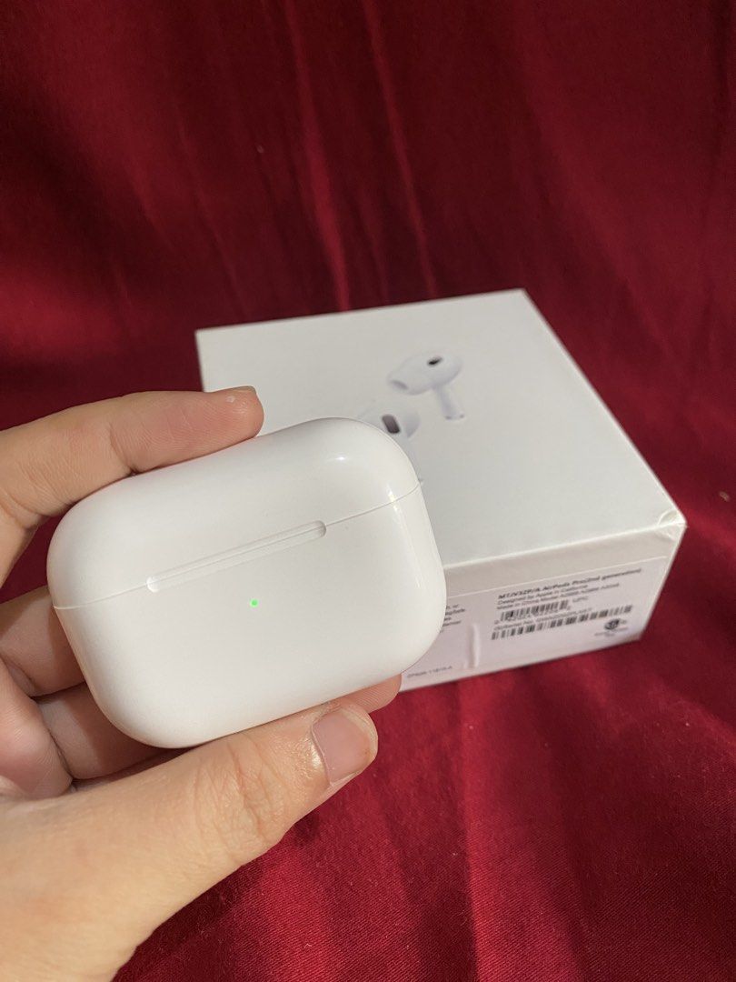 Airpods Pro 2 (Category: Portable Audio Accessories) located in Manila. Submitted by grandcat_7981a9 (Listing ID 1421984947, Image 2). Description: AIRPODS PRO 2 Premium •COMPATIBLE WITH IPHONE & ANDROID •GPS / TRACKER / FIND MY IPHONE •CAN CHANGE NAME •POP UP FUNCTION (FOR IOS ONLY ) •5 TO 6 HOURS LISTENING MUSIC •TOUCH CONTROL •IN EAR DETECTION •SWEAT RESISTANCE •SPATIAL AUDIO •8D BASS / SUPER BASS •BLUETOOTH 5.0.