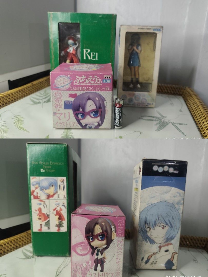 Anime Orig Figure Collection - Take All (Category: Figurines & Statues) located in Quezon City. Submitted by fernan_jaranilla (Listing ID 1422043320, Image 2). Description: - Anime figure collection featuring characters from Neon Genesis Evangelion, Urusei Yatsura, and more. - Includes figures of Rei, Lum, and other popular anime characters. - Figures are in their original packaging. - Perfect for collectors and anime fans. Take all 18 Pcs for 5k
