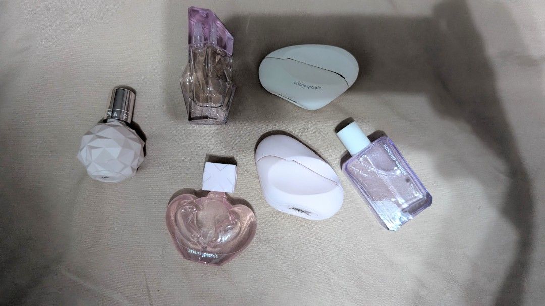 Ariana Grande Mini Perfumes (Category: Fragrance & Deodorants) located in San Fernando. Submitted by jctut (Listing ID 1422053474, Image 1). Description: All 7.5ml 600 each take all for 2500 .