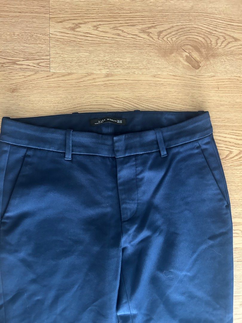 Authentic Zara chino pants (Category: Other Bottoms) located in Manila. Submitted by chiccorner (Listing ID 1421941403, Image 3). Description: Authentic Zara Size XS Waist 15” Hips34” Legth 34.5”.