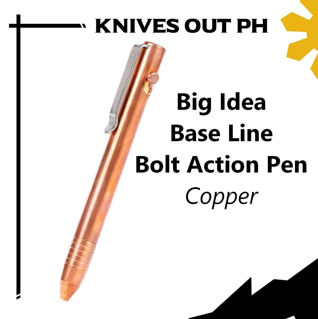 Big Idea Base Line Bolt Action Pen (FAST SHIP OUT) (Category: Everything Else Others) located in Las Pinas. Submitted by fitxpress888 (Listing ID 1422005837, Image 2). Description: Parker style refill list link. https://docs.google.com/spreadsheets/d/1x9V-Ck4s3c9HeEDsJwsGPQVehSWpKNa0vM36RALc6KQ/edit?usp=sharing In a world where everything keeps getting more expensive, we challenged ourselves to create a full-size pen that offers an incredible val