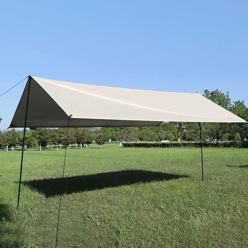 Camping Tarp canopy (Category: Hiking & Camping) located in Manila. Submitted by dolorchris69891 (Listing ID 1421945683, Image 2). Description: ‼ NEW ARRIVAL ‼ CAMPING TARP (CANOPY) ** 300X300CM - ₱3,800 ** 300X400CM - ₱4,100 - Lightweight and Portable - Color: Light Gold - Item weight: 3.5kg (300x300cm) Item weight: 3.9kg (300x400cm) - Silver Coating - Sun Proof and Waterproof - Wind rope( 8 ), Tent peg( 8 ), Canopy pole(2), Storage bag(1) .