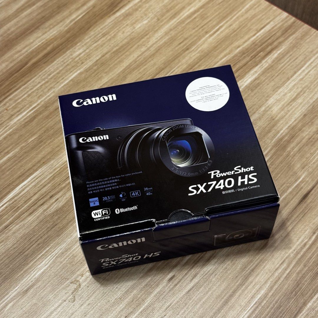 Canon PowerShot SX740 HS (Black) (Category: Cameras) located in Mandaluyong City. Submitted by preloved_by_g (Listing ID 1421977511, Image 1). Description: 📸 Canon SX740HS (Black) Brand New! 1year warranty on Canon PH Inclusions: Camera Unit Original Battery Original Charger Strap Manual Box 📍Mandaluyong / Makati Message me if you are interested. Thank you!.