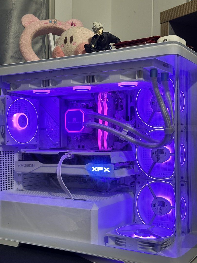 Custom White Gaming PC with XFX Radeon Graphics Card65605024701314111